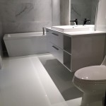 Revêtement béton | plancher Époxy | Salle de bain